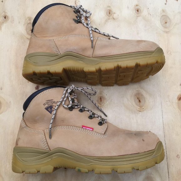 Men\'s Survivors Water Proof Work Brown Size 12W main image 4